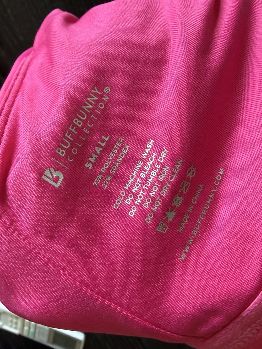 Buffbunny Collection Pink Sports Bra - Picture 3 of 3